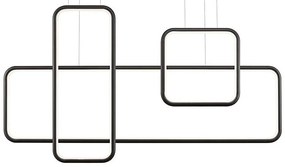 Redo 01-2100 - Lustră LED dimabilă suspendată pe cablu THAI, 86W, 230V, neagră