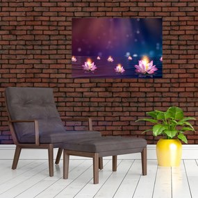 Tablou - Nuferi magici (90x60 cm)