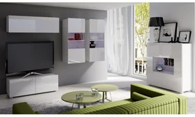 Mobilier living Calabria C12 (Alb) (fără iluminat). 1051637