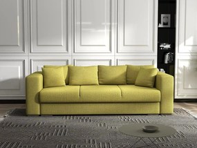 Canapea extensibilă dumonde cu ladă de depozitare si sezut confortabil din spuma high-density, Gloria Enjoy Green 240x100 cm