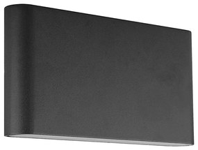 Aplică LED de exterior Prezent 31318 MAER 2xLED/5W/230V IP44 negru