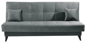 Canapea URGO extensibilă gri, 199x91x92 cm