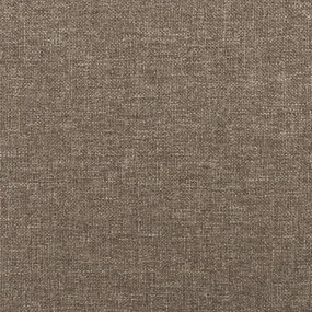 Tablie de pat cu aripioare gri taupe 103x16x118 128 cm textil 1, Gri taupe, 103 x 16 x 118 128 cm