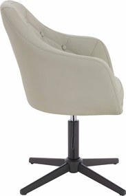 HR831CROSS Scaun Culoare in Piele Ecologica Premium Soft cu Bază Neagră