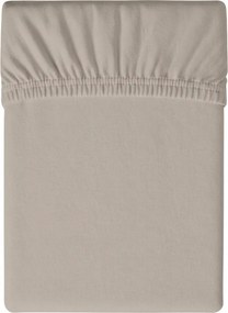 Cearsaf jersey de culoare nisipie 90 x 200 cm