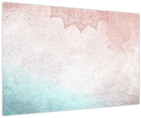 Tablou - Mandala pe zid 2 (90x60 cm)