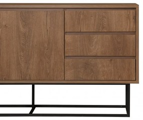 Consola Ruba Walnut-Negru