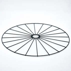 Lustră pe cablu MONTANA 1xE27/15W/230V d. 45 cm negru