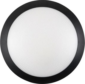 Rabalux 77234 - Ven plafonieră WELRO 1xE27/9W/230V IP65 Ø 30 cm neagră