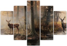 Tablou - Vintage pictura wildlife (150x105 cm)