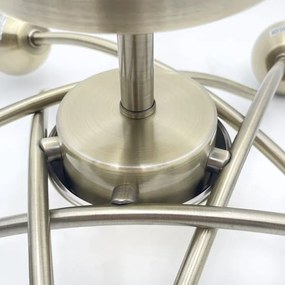 Lustră aplicată DONNA 5xE27/60W/230V patină