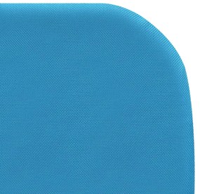 Sezlonguri pliabile, 2 buc., albastru, otel  textil 2, Albastru