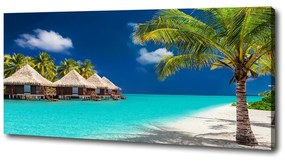 Tablou canvas Bungalow-uri maldive