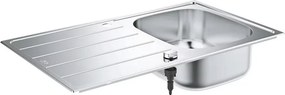 Chiuveta inox Grohe K200 86x50.1 cm 1 cuva cu picurator