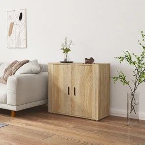 vidaXL Dulap, stejar sonoma, 80x33x70 cm, lemn compozit
