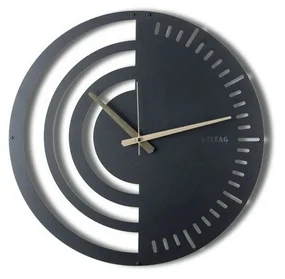Ceas de perete Chrono Black , 50 x 50 cm