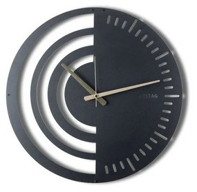 Ceas de perete Chrono Black , 50 x 50 cm