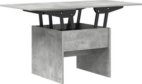 vidaXL Masă de cafea Gri din beton 55 x 54,5 x 45 cm Lemn compozit