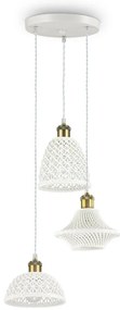 Lustra cu 3 pendule ceramice design modern LUGANO SP3 206875