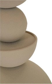 Măsuță auxiliară rotundă cu blat din sticlă ø 40,5 cm Dune – Mauro Ferretti