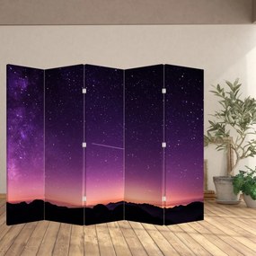 Paravan - Cerul și stea căzând (210x170 cm)