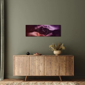 Tablou cu mâini (cu ceas) (90x30 cm)