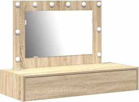 vidaXL Masă de Machiaj cu sertar Maro 100 x 40 x 70 cm Lemn compozit