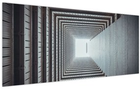 Tablou - Vedere din interiorul clădirii (120x50 cm)