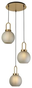 Lustra cu 3 pendule design modern Snowdrop