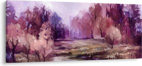 Tablou - Peisaj de toamnă - pictură (120x50 cm)