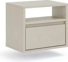 Noptieră suspendată Zolia 40 cm cu sertar - casmir