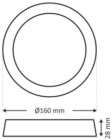 Plafonieră LED LED/12W/230V