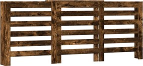 vidaXL Mască pentru calorifer stejar fumuriu 205x21,5x83,5 cm lemn