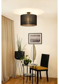 Brilagi - Lustr TUBES ROLLER 1xE27/15W/230V pr. 50 cm negru montat