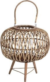 Suport lumanare din bambus natural SX-106049