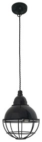 Pendul design industrial Claire negru 62802
