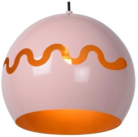 Lustră pe cablu CORENTIN 1xE27/60W/230V roz Lucide 30484/28/66