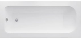 Mexen Vega cadă dreptunghiulară 140 x 70 cm, albă - 55011407000