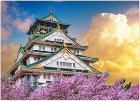 Tablou - Castelul Osaka (70x50 cm)