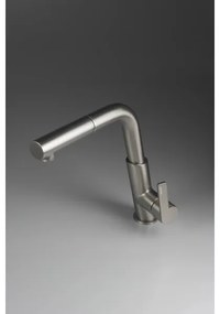 Baterie pentru chiuvetă Deante BQS_D73M SILIA – cu duș extractibil, finisaj titan