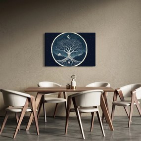 Tablou – Arbore magic cu cerb II. (90x60 cm)
