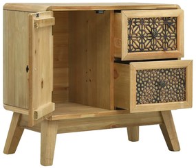 285766 vidaXL Servantă, maro, 60x30x56,5 cm, lemn