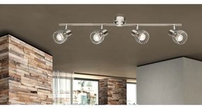 Spot TEXAS 4xE14/40W/230V crom mat Globo 54809-4