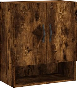 vidaXL Dulap de perete, stejar fumuriu, 60x31x70 cm, lemn compozit