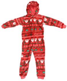 Salopeta copii CHRISTMAS ONESIE rosu - diverse marimi Marime: 122 - 128