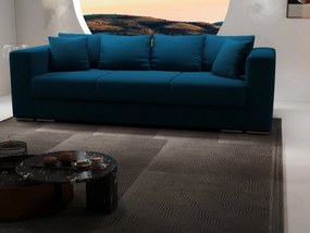 Canapea extensibilă dumonde cu ladă de depozitare si sezut confortabil din spuma high-density, Gloria Enjoy Petrol 240x100 cm