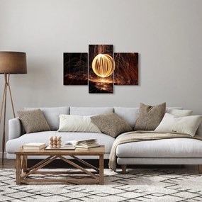 Tablou cu bilă iluminată (90x60 cm)