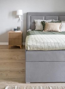 Pat lemn masiv BoxSpring Vivre 180x200 - Paros 02