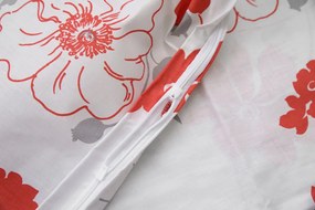Lenjerie de pat din bumbac rosu ROUGE Dimensiune lenjerie de pat: 70 x 90 cm | 140 x 200 cm
