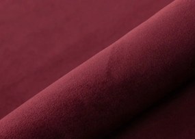 Fotoliu design catifea ALPAH B VELVET vișiniu